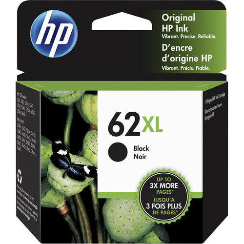 HP 62XL High-Yield Black Ink Cartridge