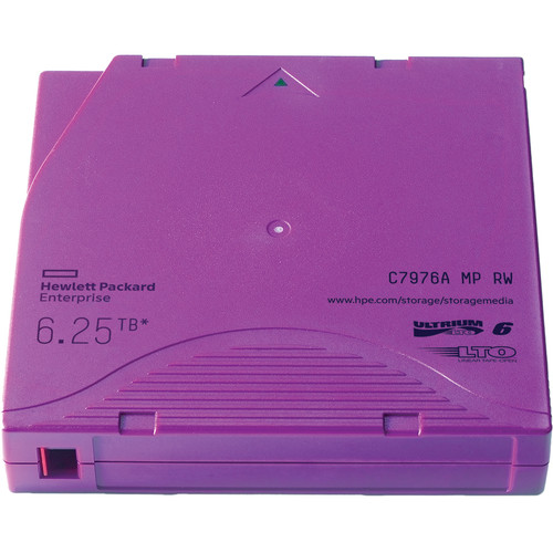 Hewlett Packard Enterprises 6.25TB LTO-6 Ultrium RW Data Cartridge (20-Pack)