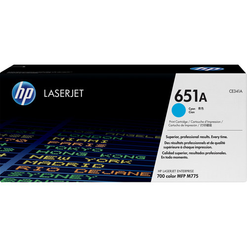 HP 651A Cyan Toner Cartridge