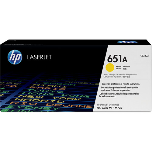 HP 651A Yellow Toner Cartridge