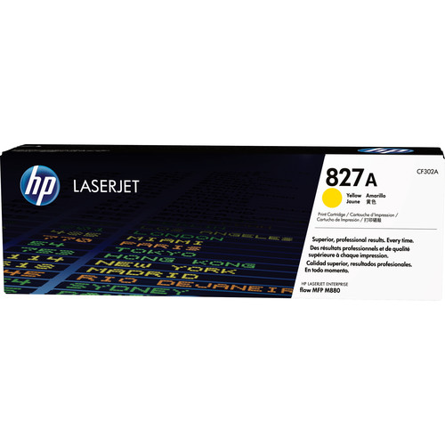 HP 827A Yellow LaserJet Toner Cartridge