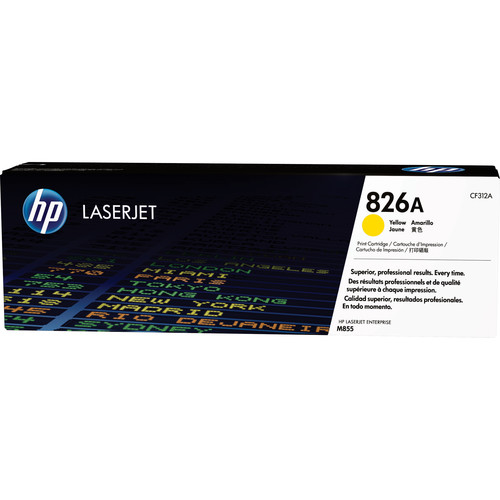 HP 826A Yellow LaserJet Toner Cartridge