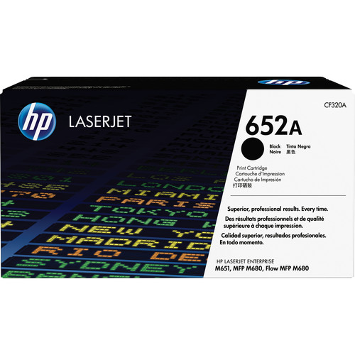 HP 652A Black LaserJet Toner Cartridge