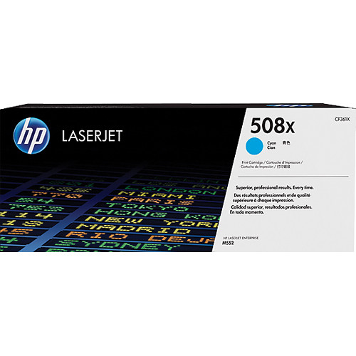 HP 508X High Yield Cyan Toner Cartridge