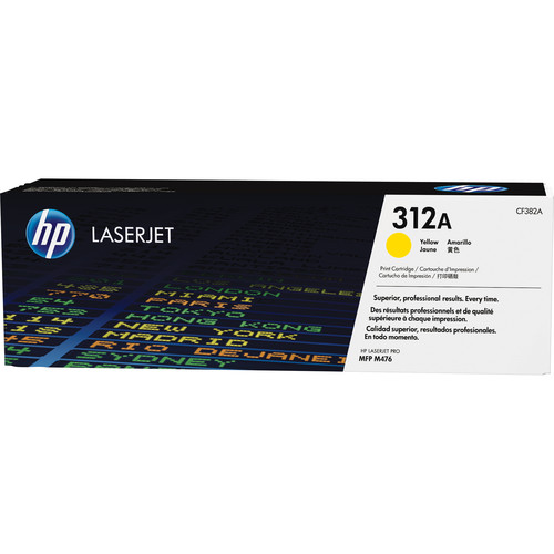 HP  312A Yellow LaserJet Toner Cartridge CF382A