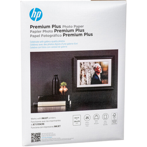 HP Premium Plus Soft-Gloss Photo Paper (8.5 x 11