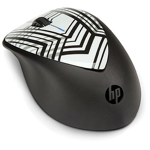 HP x4000 Wireless Mouse with Laser Sensor (Zebra Fade)