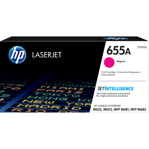 HP 655A LaserJet Enterprise Magenta Toner Cartridge