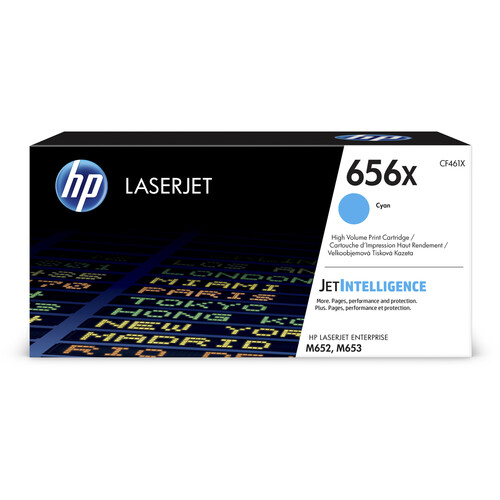 HP 656X High Yield LaserJet Enterprise Cyan Toner Cartridge