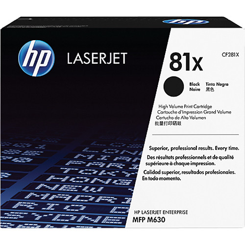 HP 81X High Yield Black Toner Cartridge