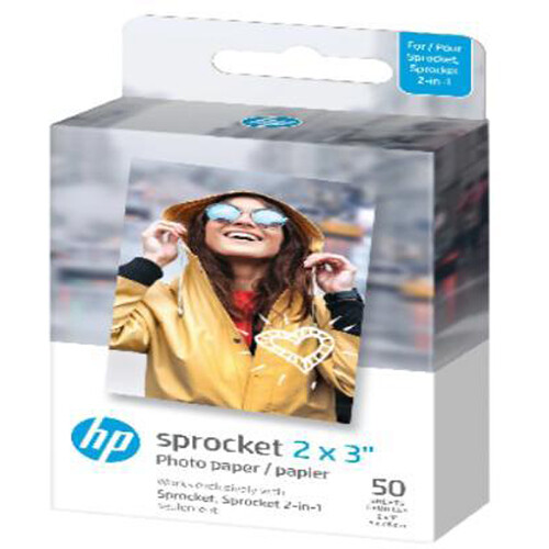 hp zink sticky backed photo paper 50 pack
