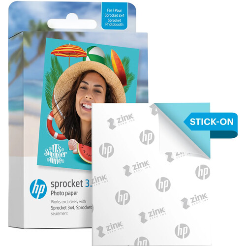 HP Sprocket 3 x 4