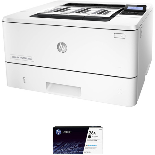 Hp Laserjet Pro M402dne Monochrome Printer With Extra 26a Black 8921