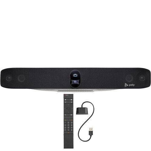 Poly Studio X70 All-In-One Video Bar with IR Remote Kit (No Power Cord GSA/TAA Compliant)