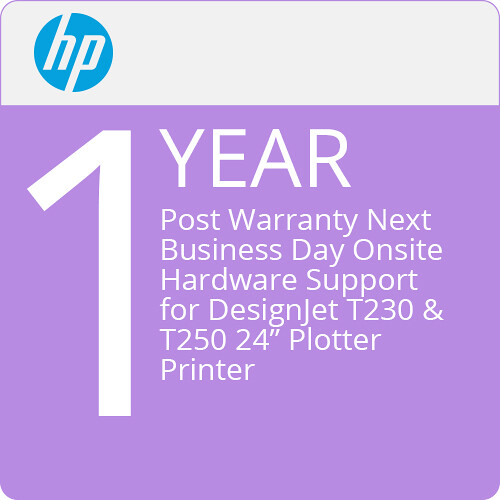 HP 1-Year Post Warranty Next Business Day Onsite Support for Printers