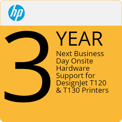 HP 3-Year Next Business Day Onsite Support Plan for Printers