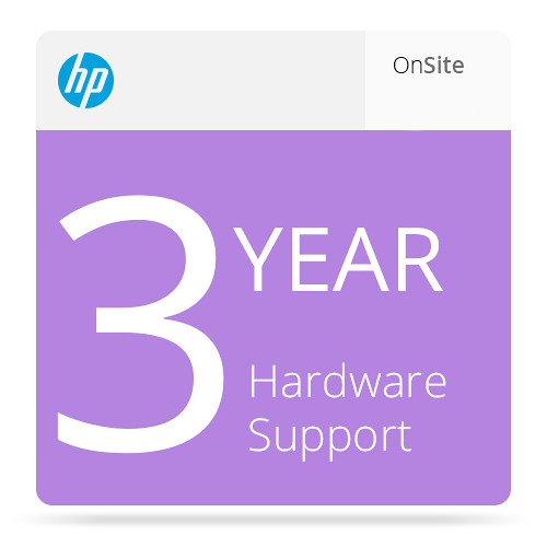 HP 3-Year 4-Hour 9x5 Same Business Day Onsite Support