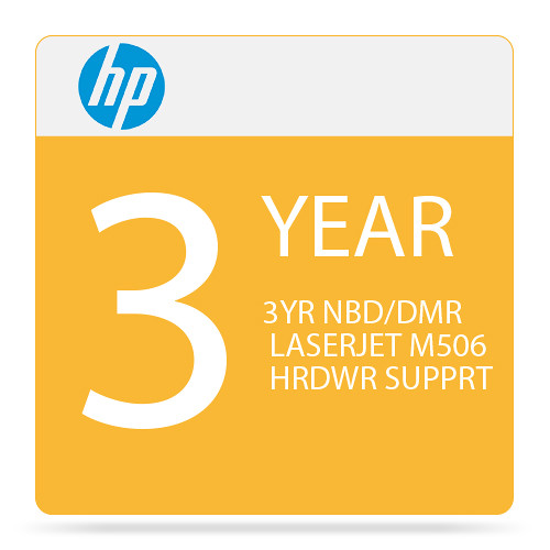 HP 3-Year Next Business Day & Defective Media Retention Care Pack for M506-Series Printers
