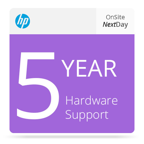 HP 5-Year Next Business Day Onsite Support with Media Retention