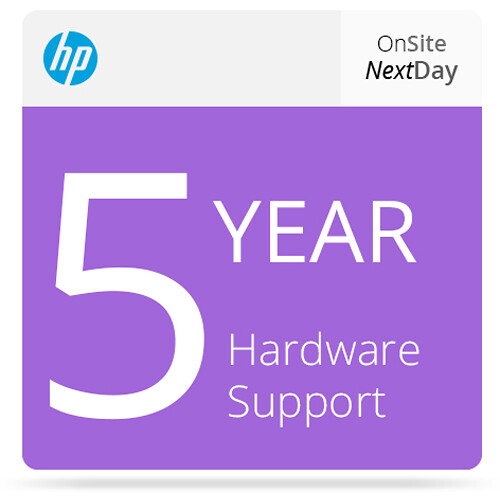 HP 5-Year Next Business Day Onsite Support with Media Retention for Printers