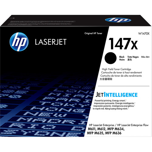 HP 147X High-Yield Black Original LaserJet Toner Cartridge