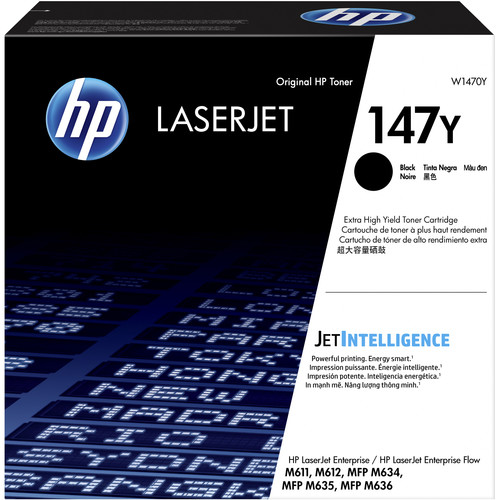 HP 147Y Extra-High Yield Black Original LaserJet Toner Cartridge
