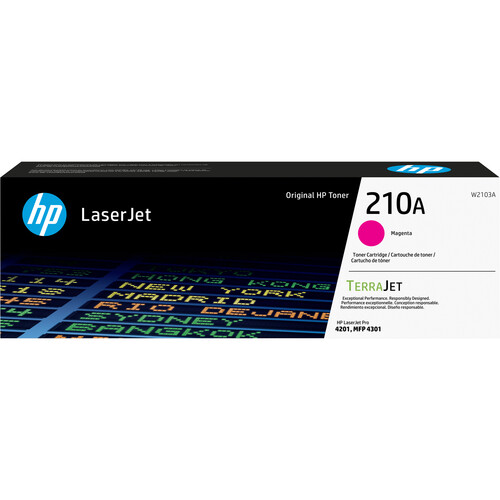 HP 210A Magenta Original LaserJet Toner Cartridge (W2103A)