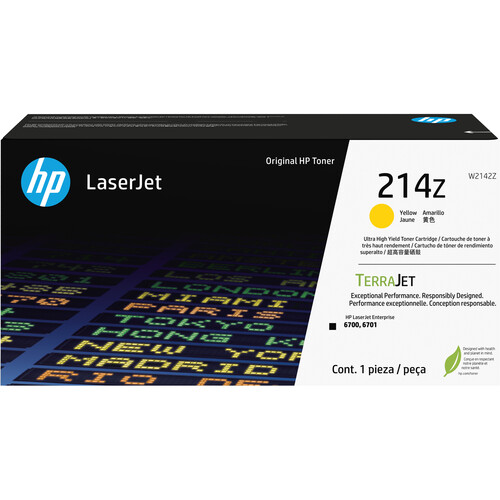 HP 214Z Ultrahigh Yield Yellow Original LaserJet Toner Cartridge