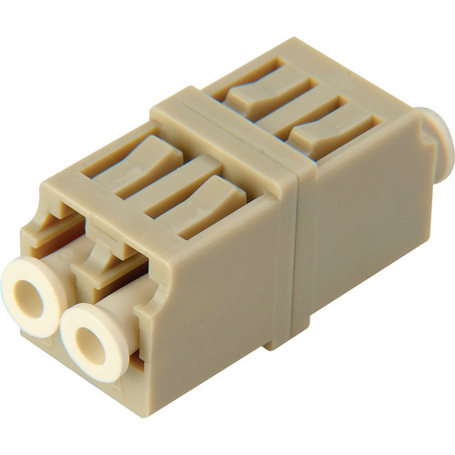 Camplex LC to LC Multi-Mode Duplex Fiber Optic Coupler Adapter (Bronze Sleeve Single)