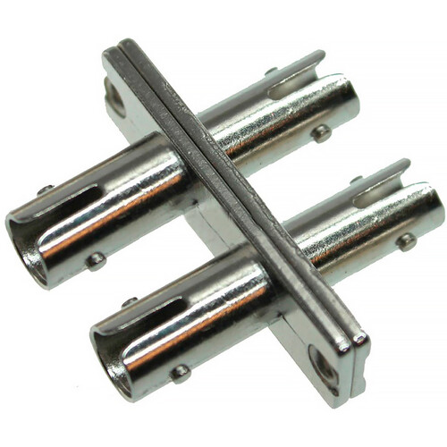 Camplex Singlemode Duplex ST to ST Fiber Optic Coupler with Zirconia Sleeve and Zinc Alloy Body