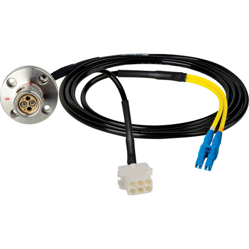 Camplex 6' Lemo FMW to Duplex LC Fiber & 6-Pin AMP Reverse Gender Inline Breakout Cable