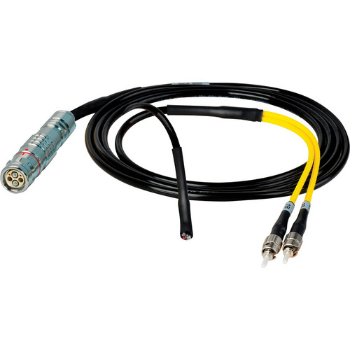 Camplex 6' Lemo FUW to Duplex ST Fiber & Blunt Lead Power In-Line Breakout Cable