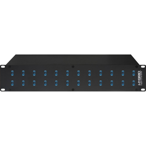 Camplex 12-Port LC to LC Optic Fiber Feedthru Rackmount Cabinet