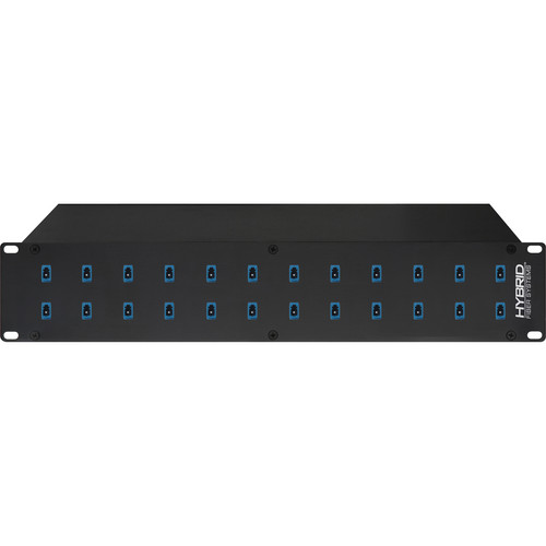 Camplex 24-Port LC to LC Optic Fiber Feedthru Rackmount Cabinet