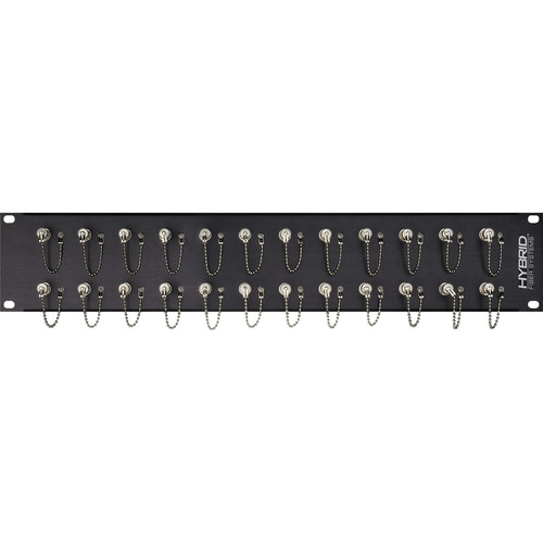 Camplex 24-Port Simplex ST Single-Mode Fiber Feedthrough Rackmount Panel