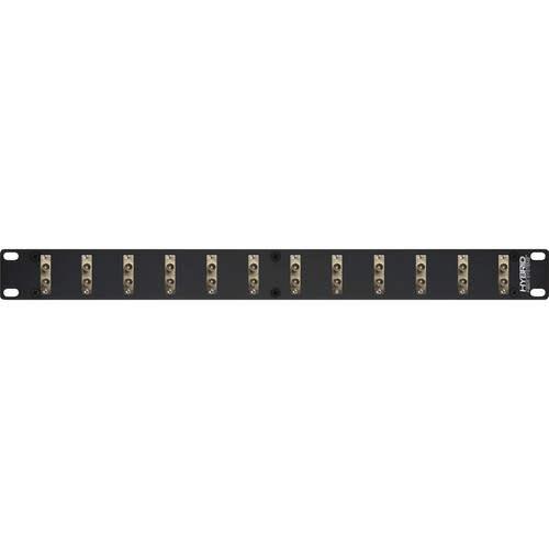 Camplex 12-Port Duplex ST Single-Mode Fiber Feedthrough Rackmount Panel