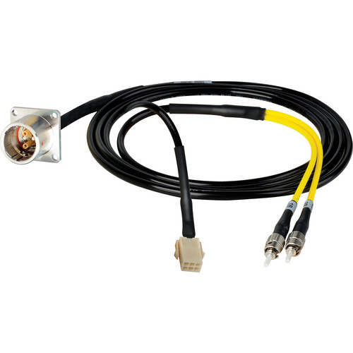 Camplex 6' Lemo PBW to Duplex ST Fiber & 6-Pin AMP Power Inline Breakout Cable