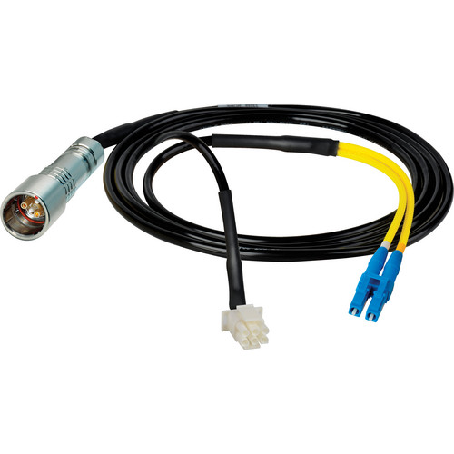 Camplex 10' Lemo PUW to Duplex LC Fiber & 6-Pin AMP Power Inline Breakout Cable