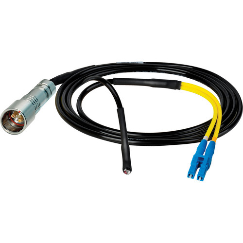 Camplex 10' Lemo PUW to Duplex LC Fiber & Blunt Power Lead Inline Breakout Cable