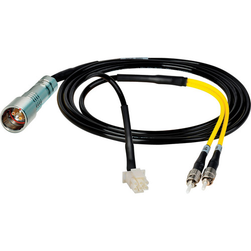 Camplex 10' Lemo PUW to Duplex ST Fiber & 6-Pin AMP Power Inline Breakout Cable