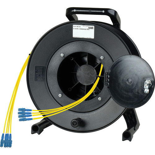 Camplex 4-Channel LC Single-Mode Fiber Tactical Snake Reel (2000')