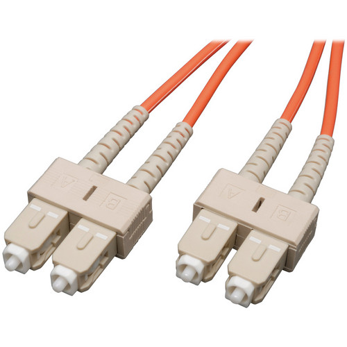 Camplex Duplex SC to Duplex SC Multimode Fiber Optic Patch Cable (16.4' Orange)