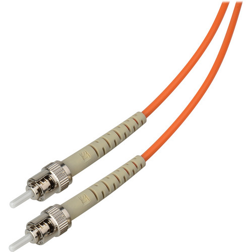 Camplex Simplex ST to ST Multimode Fiber Optic Patch Cable (3.28' Orange)
