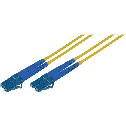 Camplex Duplex LC to Duplex LC Singlemode Fiber Optic Patch Cable (Yellow 49.21')