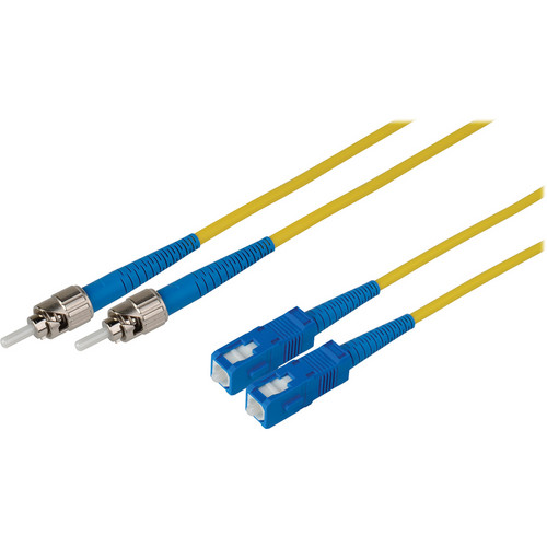 Camplex Duplex ST to Duplex SC Singlemode Fiber Optic Patch Cable (Yellow 6.56')