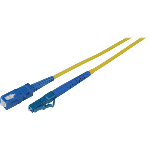 Camplex Simplex LC to SC Singlemode Fiber Optic Patch Cable (3.3' Yellow)