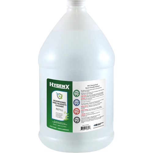 HamiltonBuhl HygenX Headphone and Headset Cleaner Refill Bottle (1 Gallon)