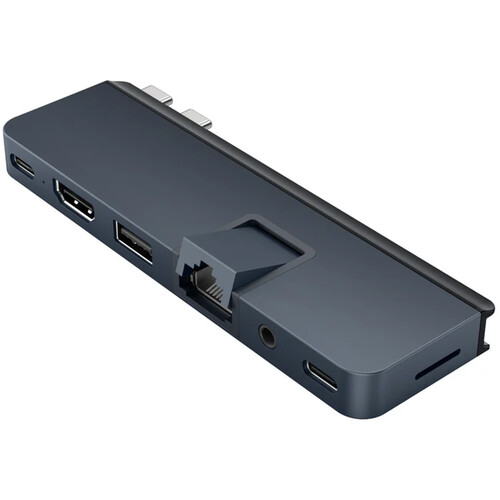 HYPER DUO PRO 7-in-2 USB-C Hub (Midnight Blue)