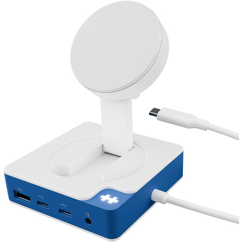 HYPER HyperDrive Flex MagCharge USB-C 3.2 Gen 1 Dock (Brilliant Blue)