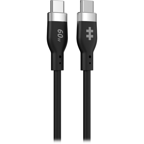 HYPER HyperJuice USB-C Silicone Charging Cable (5' Black)